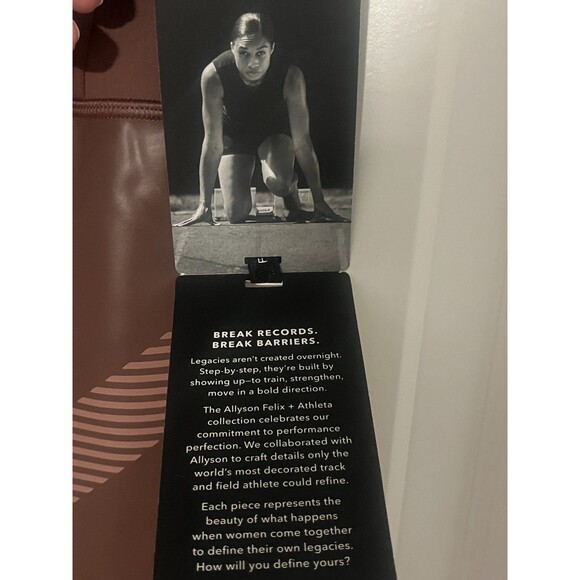 NWT $109 1X Plus Size Athleta Allyson Felix Hearth Rose Legend 7/8 Tight #980386 - Picture 6 of 14